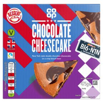 Co-op Chocolate Cheesecake Dessert 475g