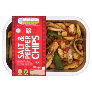 Co-op Salt & Pepper Chips Side 400g