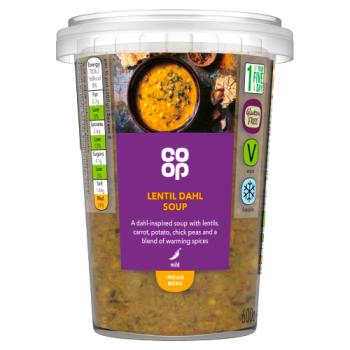 Co-op Lentil Dahl Soup 600g