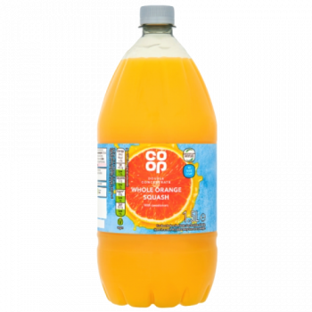 Co-op Double Concentrate Whole Orange Squash with Sweeteners 1.5L