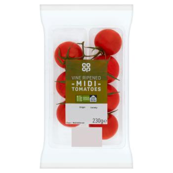 Co-op Vine Ripened Midi Tomatoes 230g