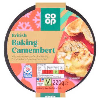 Co-op British Baking Camembert 220g