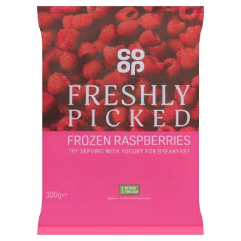 Co-op Frozen Raspberries 300g