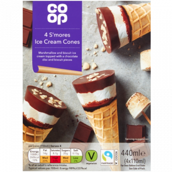 Co Op Smores Cones 4pk
