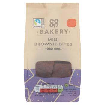 Co-op Bakery Fairtrade Mini Brownie Bites