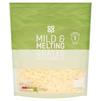 Co-op Mild & Melting Grated Mozzarella 250g