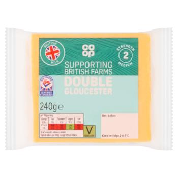 Co-op Double Gloucester 240g