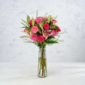 Premium Rose & Lily Bouquet