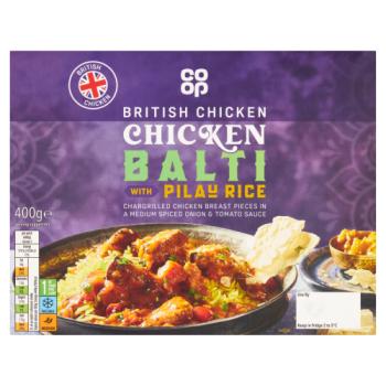 Co-op Chicken Balti with Pilau Rice 400g