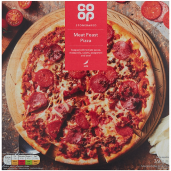 Co-op Stonebaked Meat Feast Pizza 360g