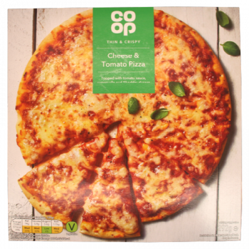 Co-op Thin & Crispy Cheese & Tomato Pizza 292g 