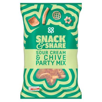 Co-op Sour Cream & Chive Party Mix 150g