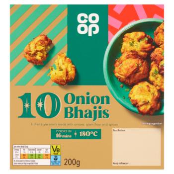 Co-op 10 Onion Bhajis 200g