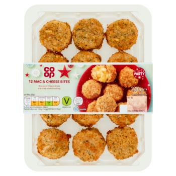 Co-op 12 Mac & Cheese Bites 240g