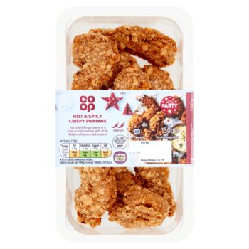 Co-op Hot & Spicy Crispy Prawns 150g