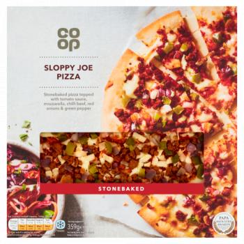 Co-op Stonebaked Sloppy Joe Pizza 359g