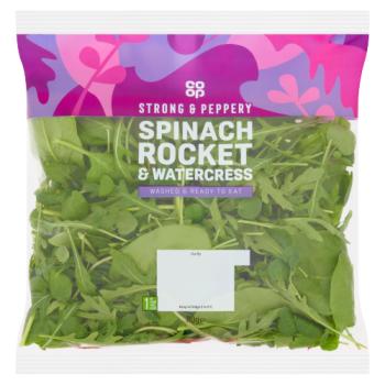 Co-op Spinach Rocket & Watercress 80g