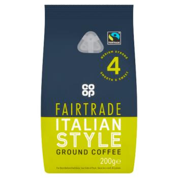 Co-op Italian Style Ground Coffee 200g