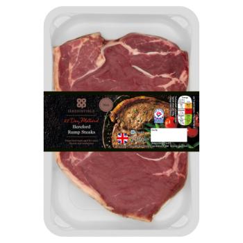 Co-op Irresistible Hereford Rump Steaks 340g