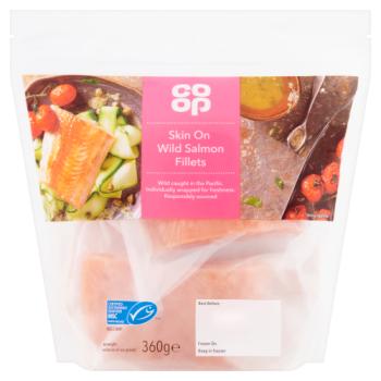 Co Op 4 Skin On Boneless Wild Salmon Fil
