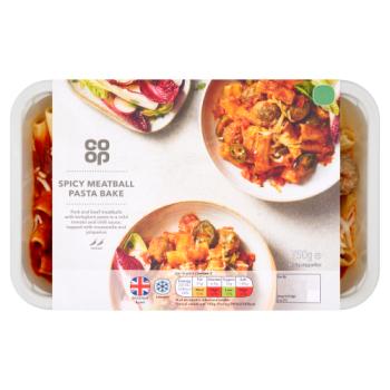 Co Op Spicy Meatball Bake