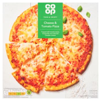 Co Op Thin & Crispy Cheese And Tomat