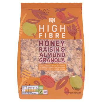 Co-op Honey Raisin & Almond Granola 500g