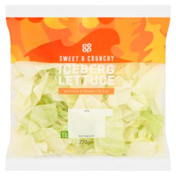 Co-op Sweet & Crunchy Iceberg Lettuce 220g