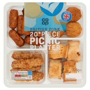 Co-op 20 Piece Picnic Platter 228g