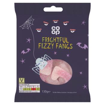 Co-op Frightful Fizzy Fangs 130g