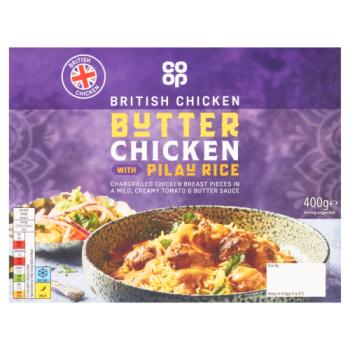 Co-op Butter Chicken with Pilau Rice 400g