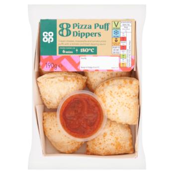 Co-op 8 Pizza Puff Dippers 190g