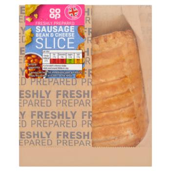Co-op Sausage Bean & Cheese Slice