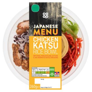 Co-op Japanese Menu Chicken Katsu Rice Bowl 260g