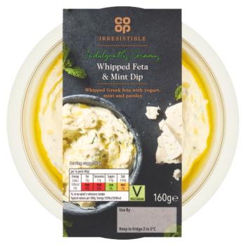 Co-op Irresistible Whipped Feta & Mint Dip 160g