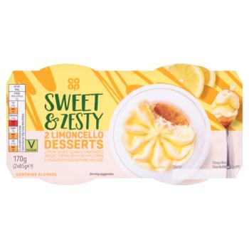 Co-op Limoncello Desserts 2 x 85g (170g)