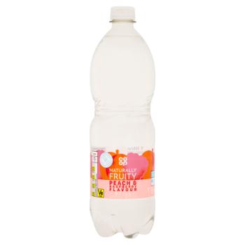 Co-op Naturally Fruity Peach & Raspberry Flavour Still Spring Water 1 Litre