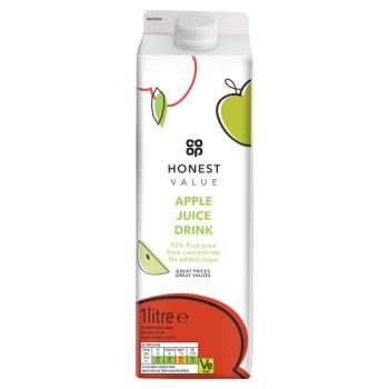 Co-op Apple Juice Drink 1 Litre
