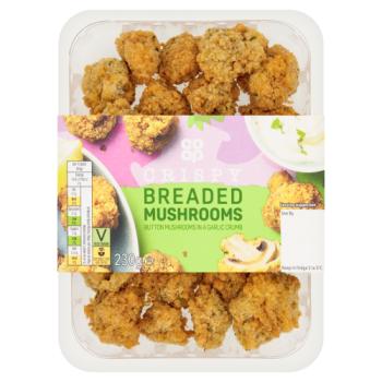Co-op Crispy Breaded Mushrooms 230g