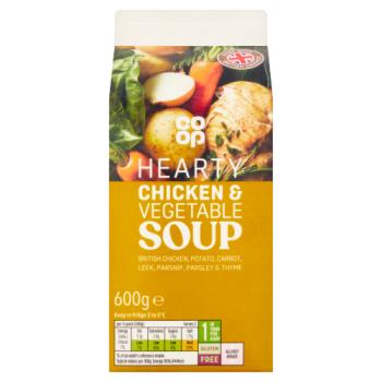 Co-op Hearty Chicken & Vegetable Soup 600g