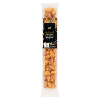 Co-op Irresistible Italian Crafted Salted Peanut & Chocolate Brittle Bar 100g