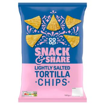 Co-op Lightly Salted Tortilla Chips 180g