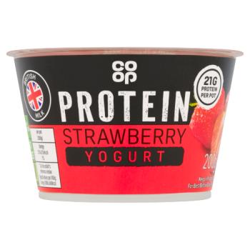 Co-op Protein Strawberry Yogurt 200g