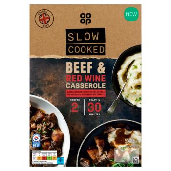 Co-op Slow Cooked Beef & Red Wine Casserole 500g