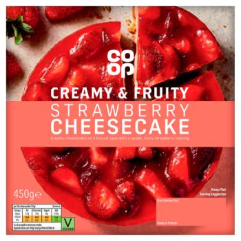 Co-op Strawberry Cheesecake 450g