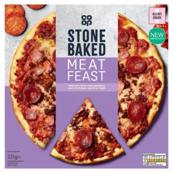 Co-op Stone Baked Meat Feast 335g