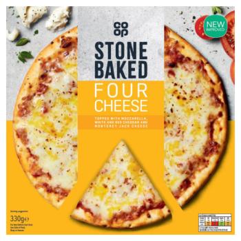 Co-op Stonebaked Four Cheese 330g