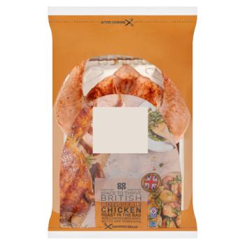 Co-op Space to Thrive British Rotisserie Chicken Roast in the Bag 1.615kg