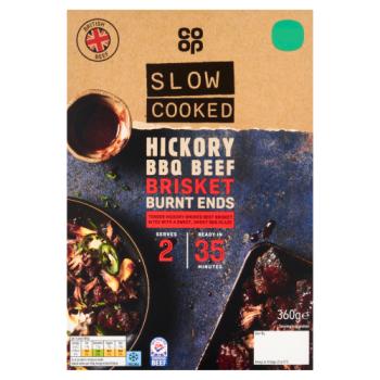 Co-op Slow Cooked Hickory BBQ Beef Brisket Burnt Ends 360g