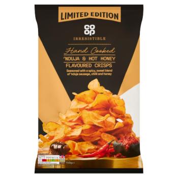 Co-op Irresistible Limited Edition 'Nduja & Hot Honey Flavoured Crisps 150g